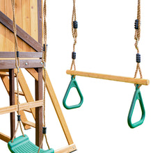 Load image into Gallery viewer, Darlington Play Centre &amp; Swing Set (Blue Slide)