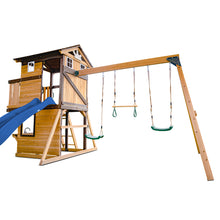 Load image into Gallery viewer, Darlington Swing Set &amp; Playground with 2.2m Slide (Blue)