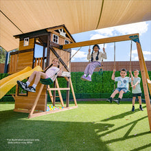 Load image into Gallery viewer, Darlington Swing Set &amp; Playground with 2.2m Slide (Pastel Green)
