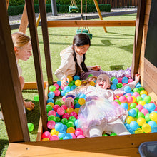 Load image into Gallery viewer, Darlington Swing Set &amp; Playground with 2.2m Slide (Pastel Green)