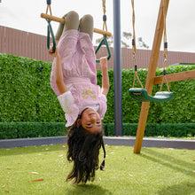 Load image into Gallery viewer, Darlington Swing Set &amp; Playground with 2.2m Slide (Pastel Green)