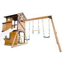 Load image into Gallery viewer, Darlington Swing Set &amp; Playground with 2.2m Slide (White)