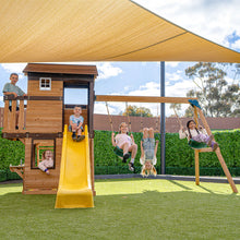 Load image into Gallery viewer, Darlington Play Centre &amp; Swing Set (Yellow Slide)