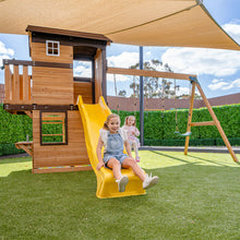 Load image into Gallery viewer, Darlington Play Centre &amp; Swing Set (Yellow Slide)