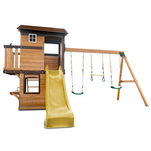 Load image into Gallery viewer, Darlington Swing Set &amp; Playground with 2.2m Slide (Yellow)