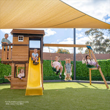 Load image into Gallery viewer, Darlington Swing Set &amp; Playground with 2.2m Slide (Yellow)