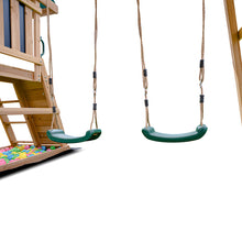 Load image into Gallery viewer, Greenvale Swing Set &amp; Playground with 1.8m Slide (Green)