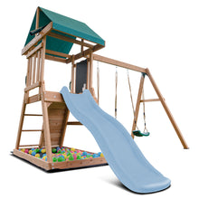 Load image into Gallery viewer, Greenvale Play Centre with 1.8m Pastel Blue Slide