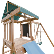 Load image into Gallery viewer, Greenvale Play Centre with 1.8m Pastel Blue Slide