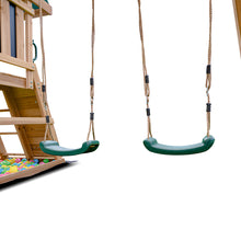 Load image into Gallery viewer, Greenvale Play Centre with 1.8m Pastel Blue Slide