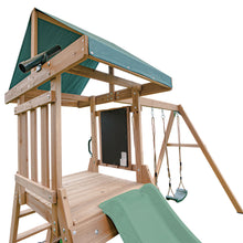 Load image into Gallery viewer, Greenvale Play Centre with 1.8m Pastel Green Slide