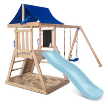 Load image into Gallery viewer, Hazelbrook Play Centre with 1.8m Pastel Blue Slide