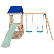 Load image into Gallery viewer, Hazelbrook Play Centre with 1.8m Pastel Green Slide