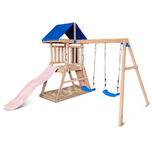 Load image into Gallery viewer, Hazelbrook Play Centre with 1.8m Pastel Pink Slide