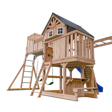Load image into Gallery viewer, Kensington Play Centre &amp; Swing Set (Blue Slide)