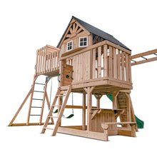 Load image into Gallery viewer, Kensington Play Centre &amp; Swing Set (Green Slide)