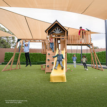Load image into Gallery viewer, Kensington Swing Set, Monkey Bars &amp; Playground with 2.2m Slide (Pastel Blue)