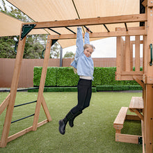Load image into Gallery viewer, Kensington Swing Set, Monkey Bars &amp; Playground with 2.2m Slide (Pastel Green)