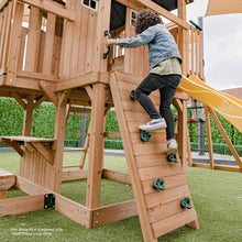 Load image into Gallery viewer, Kensington Swing Set, Monkey Bars &amp; Playground with 2.2m Slide (White)