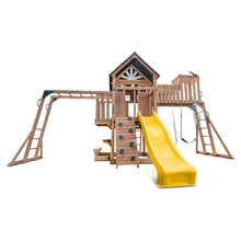 Load image into Gallery viewer, Kensington Swing Set, Monkey Bars &amp; Playground with 2.2m Slide (Yellow)