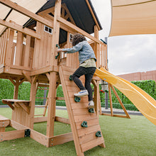 Load image into Gallery viewer, Kensington Swing Set, Monkey Bars &amp; Playground with 2.2m Slide (Yellow)