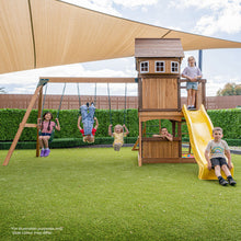 Load image into Gallery viewer, Meer Brook Swing Set, Monkey Bars &amp; Playground with 2.2m Slide (Green)