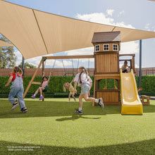 Load image into Gallery viewer, Meer Brook Swing Set, Monkey Bars &amp; Playground with 2.2m Slide (Green)