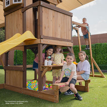 Load image into Gallery viewer, Meer Brook Swing Set, Monkey Bars &amp; Playground with 2.2m Slide (Green)