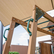 Load image into Gallery viewer, Meer Brook Swing Set, Monkey Bars &amp; Playground with 2.2m Slide (Green)