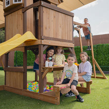 Load image into Gallery viewer, Meer Brook Swing Set, Monkey Bars &amp; Playground with 2.2m Slide (Yellow)