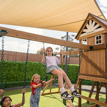 Load image into Gallery viewer, Meer Brook Play Centre &amp; Swing Set (Green Slide)