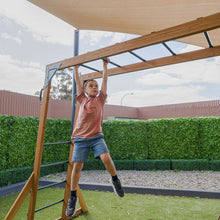 Load image into Gallery viewer, Meer Brook Play Centre &amp; Swing Set (Green Slide)