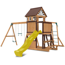 Load image into Gallery viewer, Meer Brook Play Centre &amp; Swing Set (Yellow Slide)