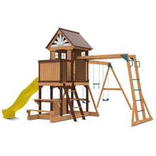 Load image into Gallery viewer, Meer Brook Play Centre &amp; Swing Set (Yellow Slide)
