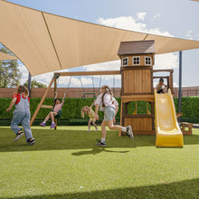 Load image into Gallery viewer, Meer Brook Play Centre &amp; Swing Set (Yellow Slide)