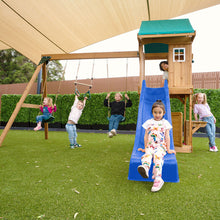 Load image into Gallery viewer, Montrose Play Centre &amp; Swing Set (Blue Slide)