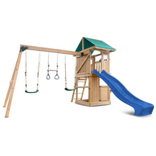 Load image into Gallery viewer, Montrose Swing Set &amp; Playground with 2.2m Slide (Blue)