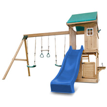 Load image into Gallery viewer, Montrose Swing Set &amp; Playground with 2.2m Slide (Blue)