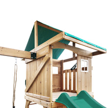Load image into Gallery viewer, Montrose Play Centre &amp; Swing Set (Green Slide)