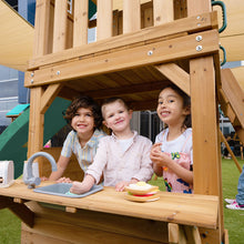 Load image into Gallery viewer, Montrose Play Centre &amp; Swing Set (Green Slide)