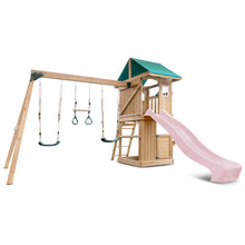 Load image into Gallery viewer, Montrose Swing Set &amp; Playground with 2.2m Slide (Pastel Pink)