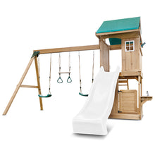 Load image into Gallery viewer, Montrose Swing Set &amp; Playground with 2.2m Slide (White)