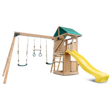 Load image into Gallery viewer, Montrose Play Centre &amp; Swing Set (Yellow Slide)