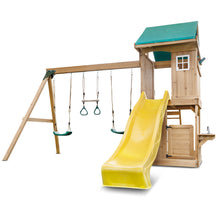Load image into Gallery viewer, Montrose Play Centre &amp; Swing Set (Yellow Slide)
