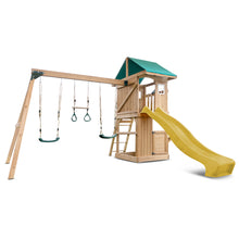 Load image into Gallery viewer, Montrose Swing Set &amp; Playground with 2.2m Slide (Yellow)
