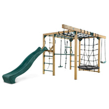 Load image into Gallery viewer, Orangutan Climbing Cube Jungle Gym All-in-One Play Centre (Green Slide)