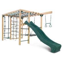 Load image into Gallery viewer, Orangutan Climbing Cube Jungle Gym All-in-One Play Centre (Green Slide)