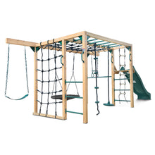 Load image into Gallery viewer, Orangutan Climbing Cube Jungle Gym All-in-One Play Centre (Green Slide)