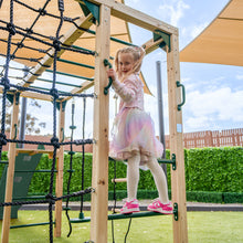 Load image into Gallery viewer, Orangutan Climbing Cube Jungle Gym All-in-One Play Centre (Green Slide)
