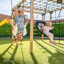 Load image into Gallery viewer, Orangutan Monkey Bars Jungle Gym Climbing Frame with 2.2m Slide (Pastel Green)